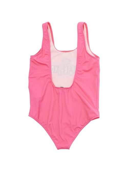Costume intero bambina Moschino fucsia con logo MOSCHINO KID-TEEN | H2L00BLKA1150533